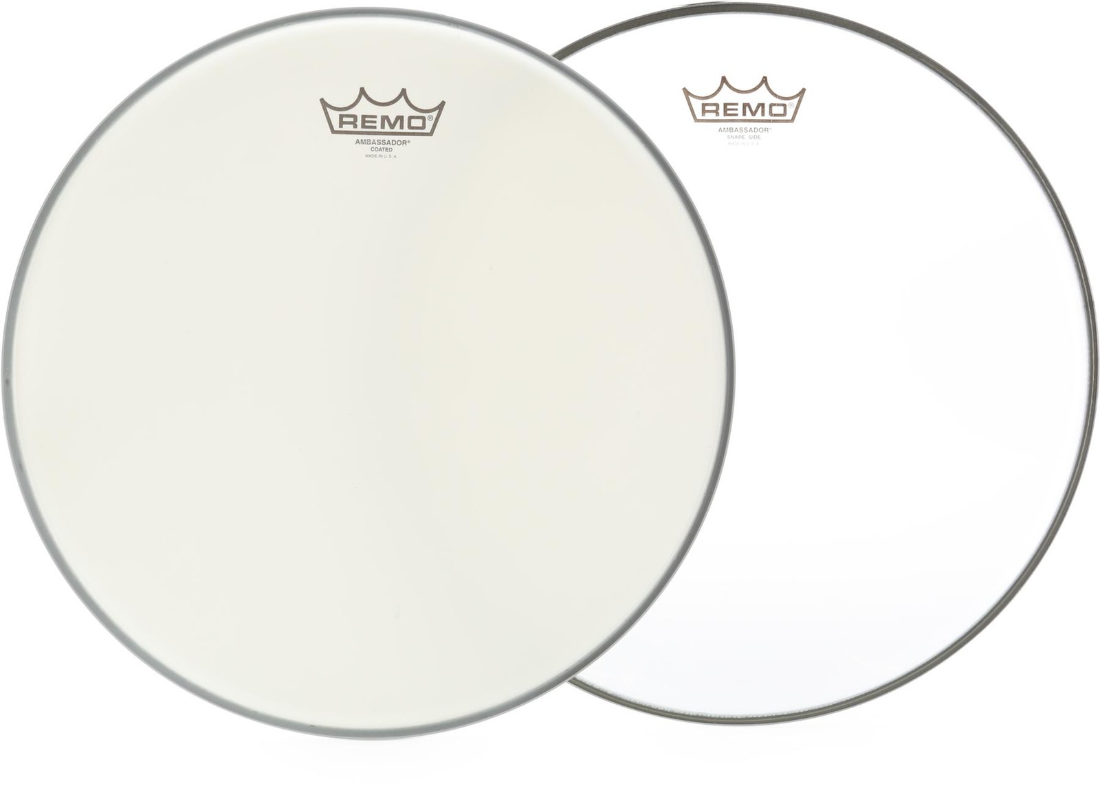 товар комплект remo propack pp-1090-ba (14" remo ambassador coated+snare side)_detail